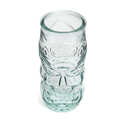 Glazen tiki glas Tikiglas blauw