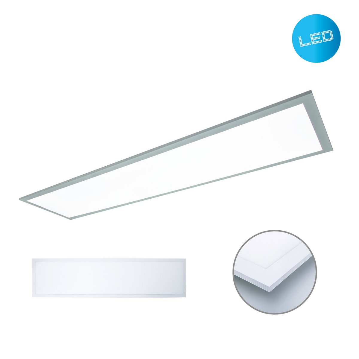 LED Paneel Nicola Wit - 119,5 x 29,5 cm