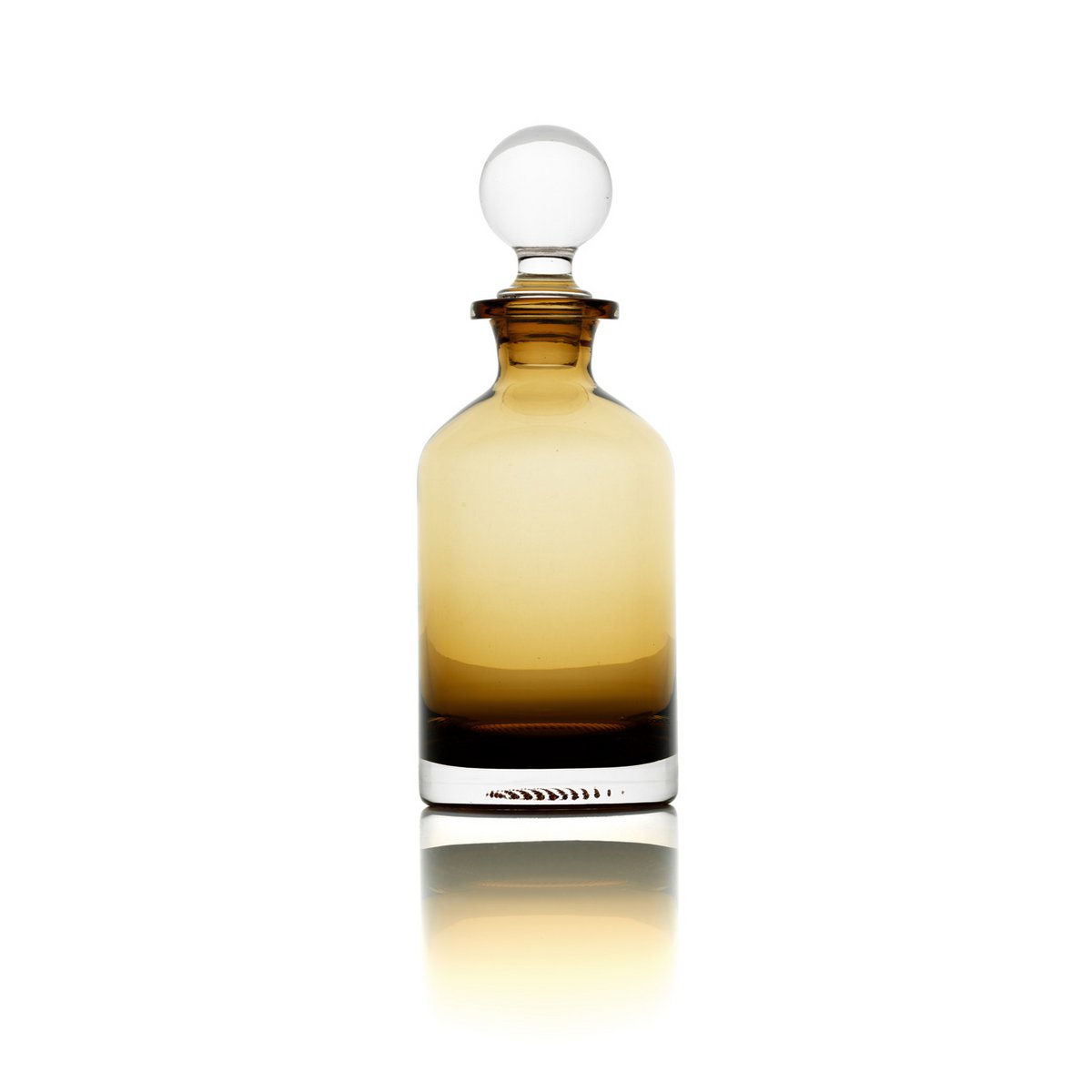 Glazen karaf Dot amber