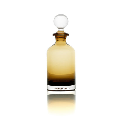 Glazen karaf Dot amber