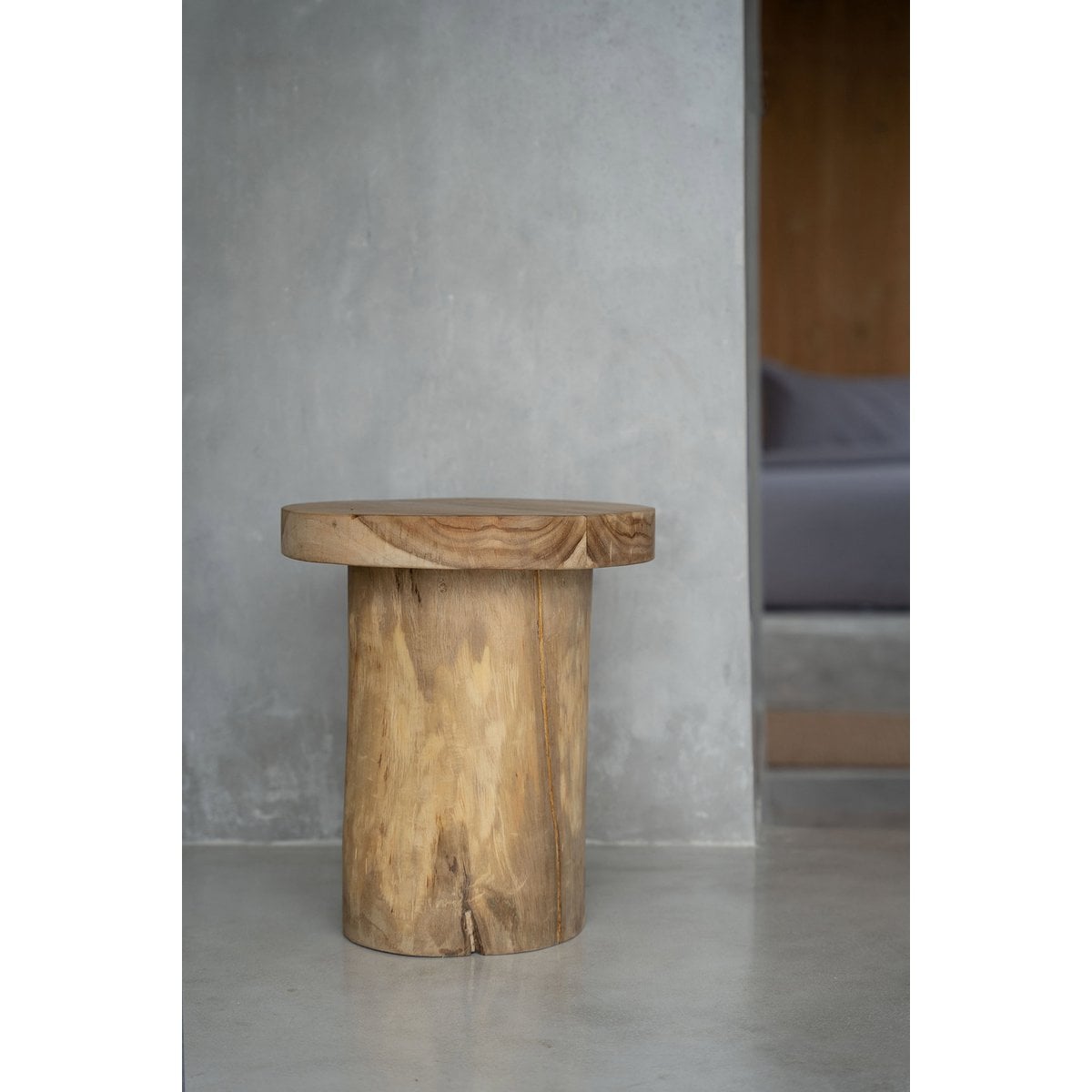 Teakhout bijzettafel Inti naturel