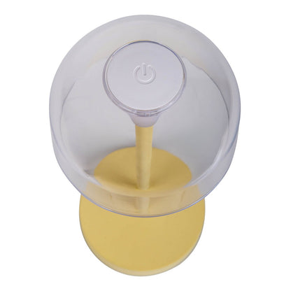 LED Acculamp Gomba Geel (Set van 2) - 18,5 cm