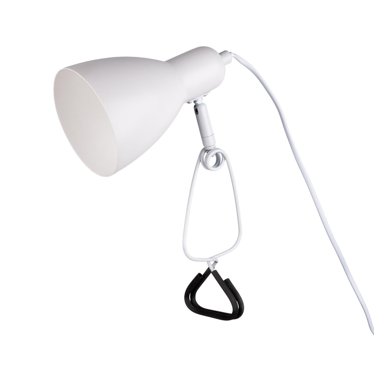 Klemlamp Mara Mat Wit - 28 cm (E14)