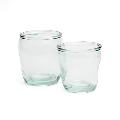 Transparant glas Yang blauw
