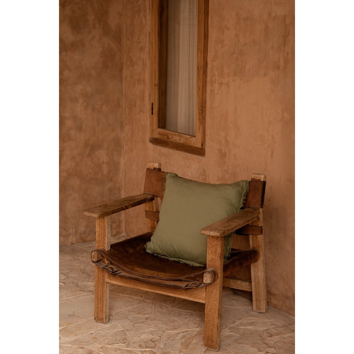 Kussenhoes Minty fresh saliegroen - 50x50 cm