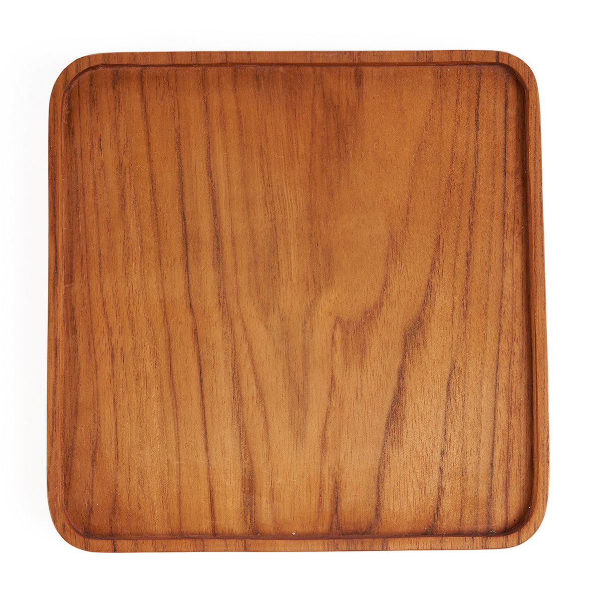 Teak vierkant bord Classic naturel - M