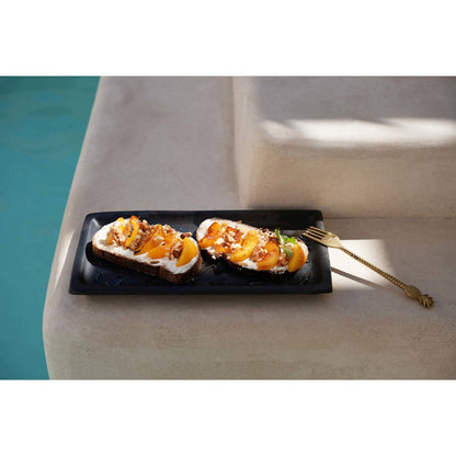 Sushi bord Burned zwart - L